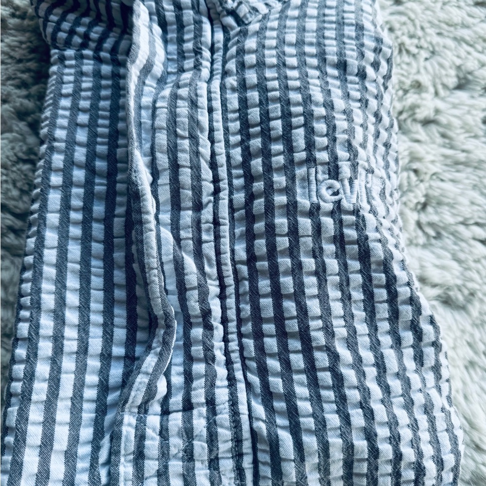Gray and White Striped jacket